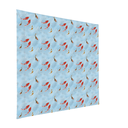 Coral Koi Fish Square Tablecloth
