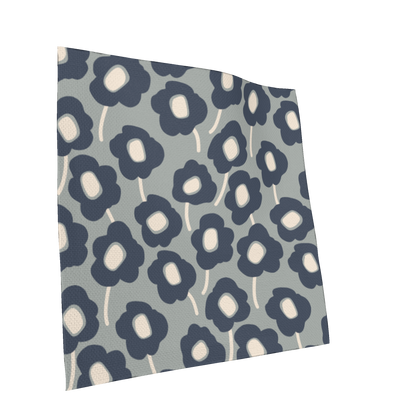 Mod Flowers Grey Oxford Cocktail